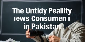 The Messy Truth About News Consumption in Pakistan: A Journalist’s Rant The Untidy Reality of News Consumption in Pakistan: A Journalist's Outburst
